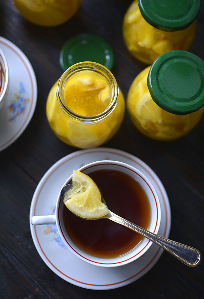 Cytryny w soiku do herbaty