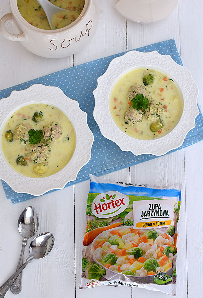 Zupa jarzynowa Hortex z pulpecikami