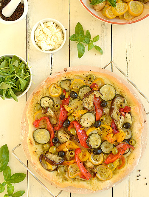 Pizza jesienna z podwjnie pieczonymi warzywami - etap 11