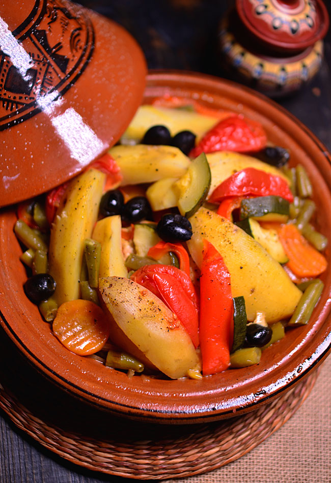 Tadin z kurczakiem i warzywami (tain, tajin) - przepis tradycyjny z Maroka - etap 1