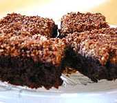 Brownies z kokosowo-orzechowa skorupka