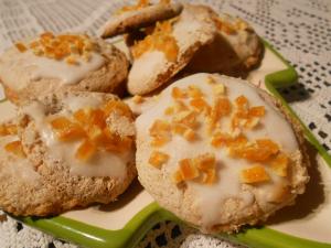 Migdaowe ciasteczka ze skrk pomaraczow