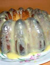 Babka pomaraczowo- migdaowa z bia czekolad