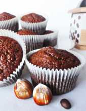 Muffiny czekoladowe z orzechami