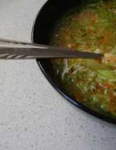 Krupnik jaglany czyli zupa z cukini