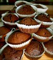 Kakaowe muffinki z tofii