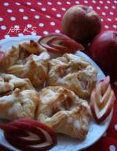Poduszeczki francuskie z jabkami i cynamonem