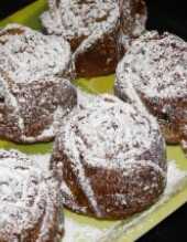 Muffiny czekoladowo - jabkowe