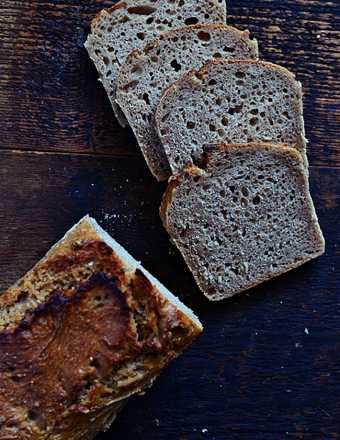 Chleb żytni na zakwasie bez dodatku drożdży