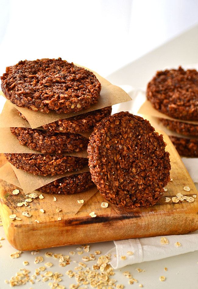 Owsiane ciasteczka orzechowo-czekoladowe - BEZ pieczenia, zdrowe oraz fit - etap 1