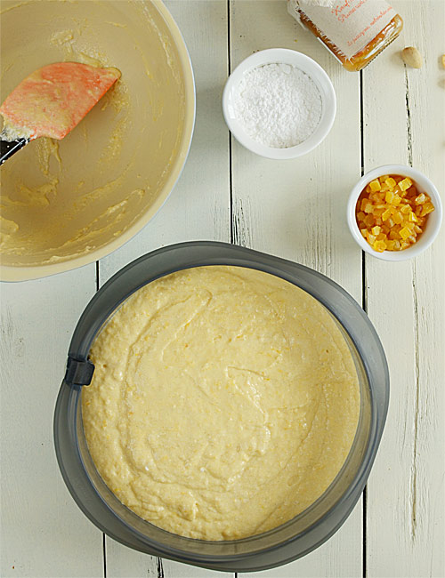 Ciasto dyniowe ucierane, z konfiturą i lukrem cytrynowym - etap 9