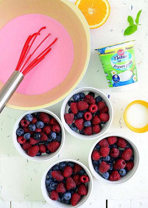 Jogurtowy deser owocowy - łatwy i zdrowy  - etap 5
