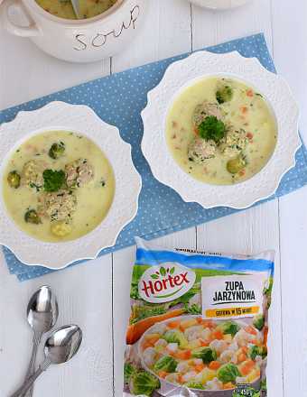 Zupa jarzynowa Hortex z pulpecikami