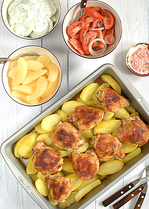  Kurczak pieczony na ziemniakach - idealny na niedzielny, rodzinny obiad - etap 3