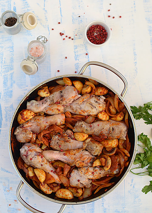Kurczak z pieczarkami w sosie paprykowym na pyszny obiad - etap 7