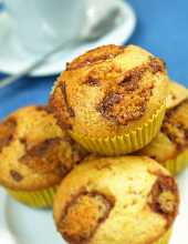 Muffiny ze batonikami bounty pachnące wanilią