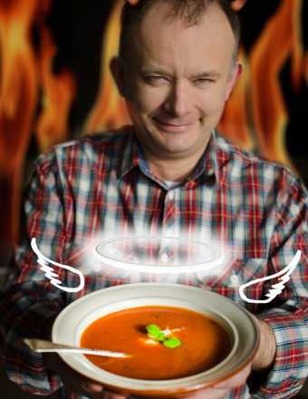 Zupa pomidorowa z ryżem od Babci Zosi