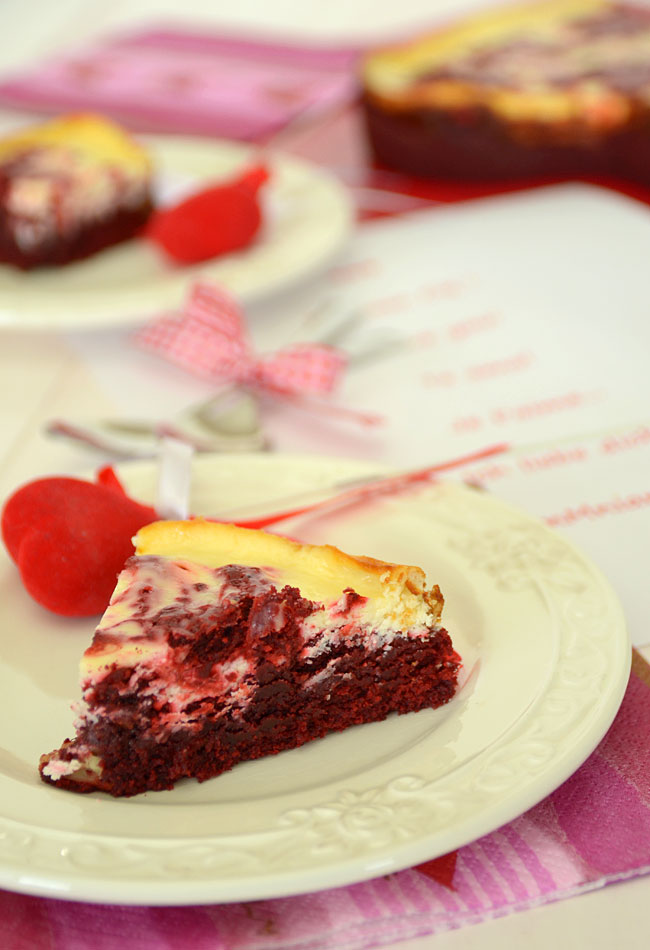 Ciasto red velvet z warstw serow, idealne by wyrazi mio :)