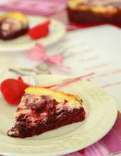 Ciasto red velvet z warstwą serową, idealne by wyrazić miłość :)