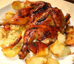 Kurczak pieczony z ziemniakami