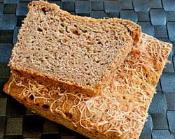 Chleb razowy z serem