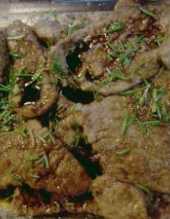 wolowina z octem balsamicznym i rozmarynem-le fettine con aceto balsamico e rosmarino