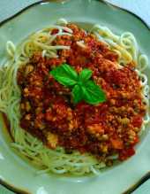 mniamuśne spaghetti à la bolognese