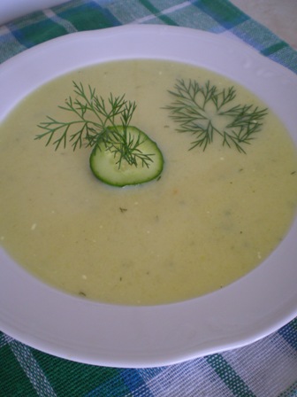 Zupa krem z zielonych ogrkw