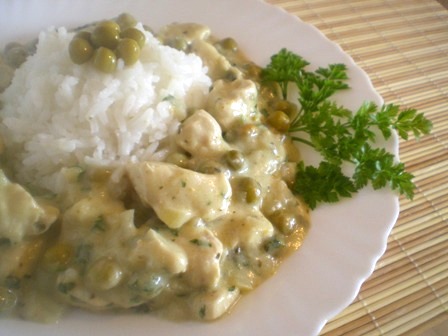 Zielone curry z kurczaka