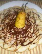 Carpaccio z gruszek i czekolady