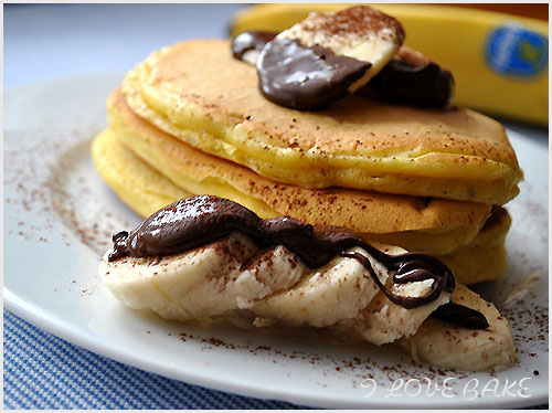 Pancakes z bananami