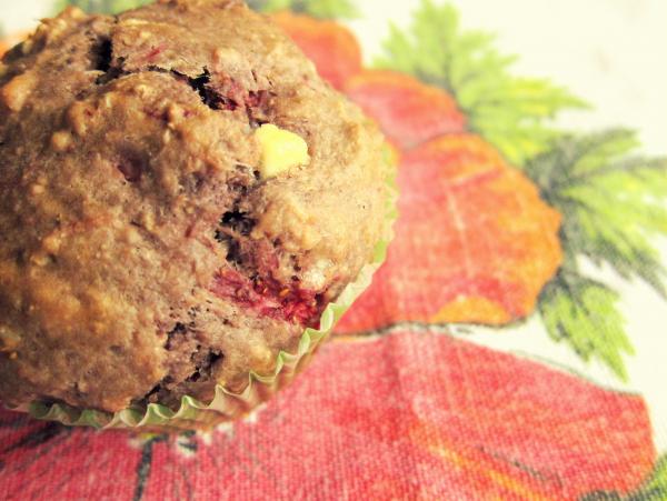 Muffinki truskawkowo-czekoladowe