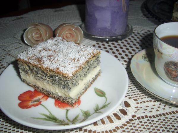 Ciasto makowo-kokosowe