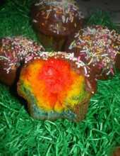 Rainbow Muffins (Tęczowe muffinki)