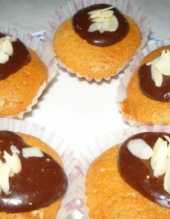 Muffiny z czekolad i migdaami