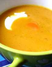 Zupa marchwiowa z miodem