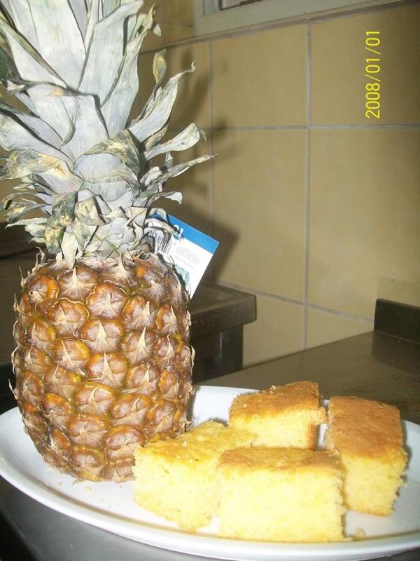 Placek ananasowo-kokosowy