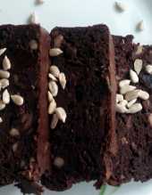 Dietetyczne intensywnie kakaowe ciasto bezglutenowe - z fasoli