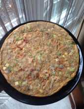 Warzywny fit omlet