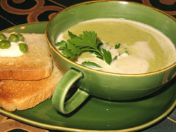 Zupa z groszku Saint-Germain
