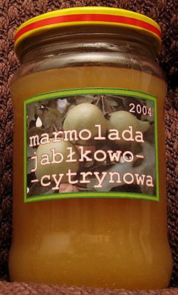 Marmolada jabkowo-cytrynowa