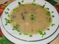 Wiedeńska zupa ziemniaczano - grzybowa