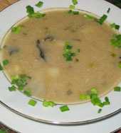 Wiedeńska zupa ziemniaczano - grzybowa