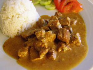 Wołowina curry z kokosem