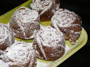 Muffiny czekoladowo - jabkowe
