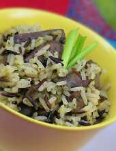 Potrawka z wątróbek w ryżu